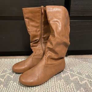 Brown Slouch Boots